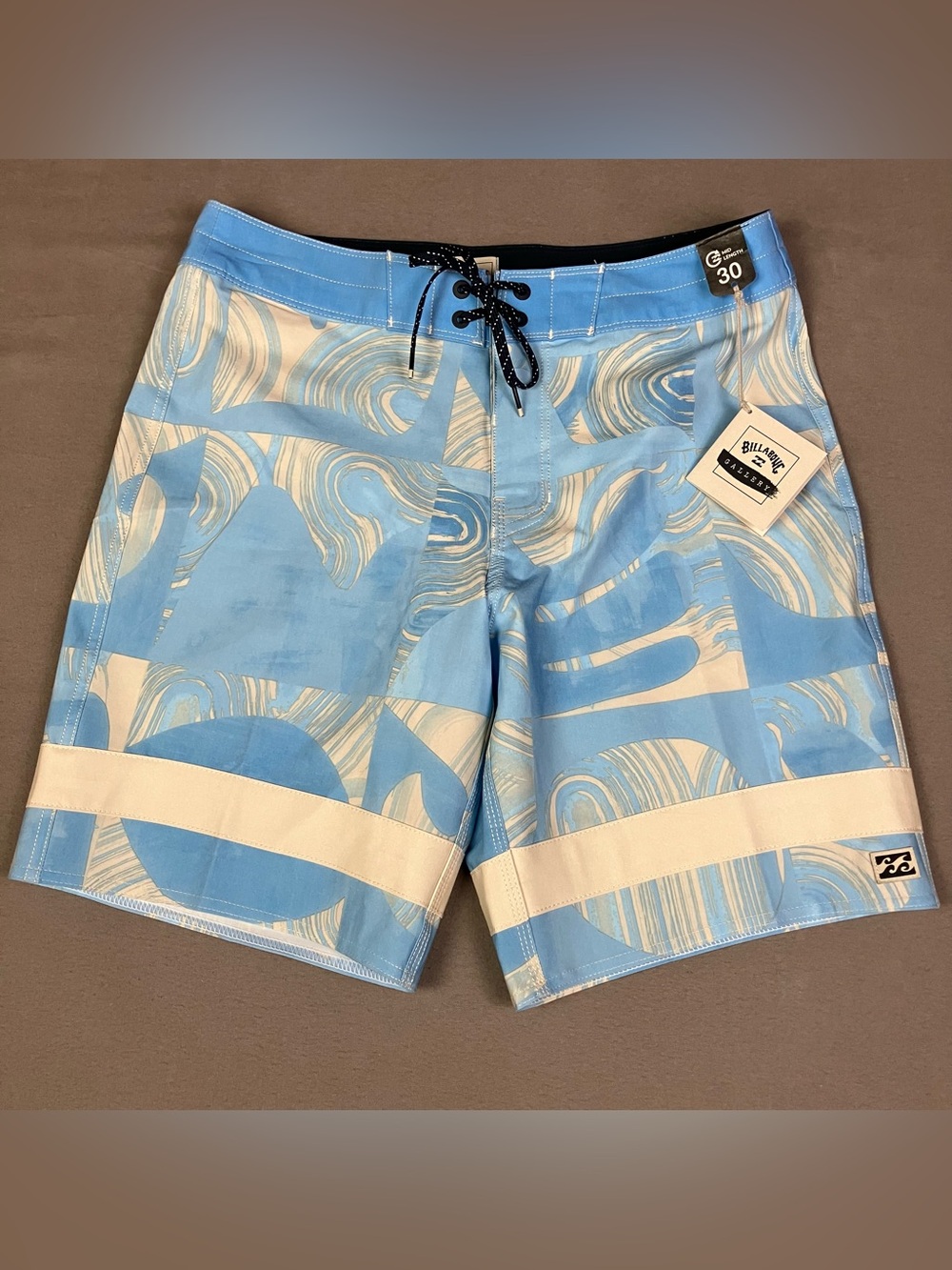 Billabong Gallery Ty Williams Men’s Size 30 Board Shorts Trunks Blue Wave NWT!